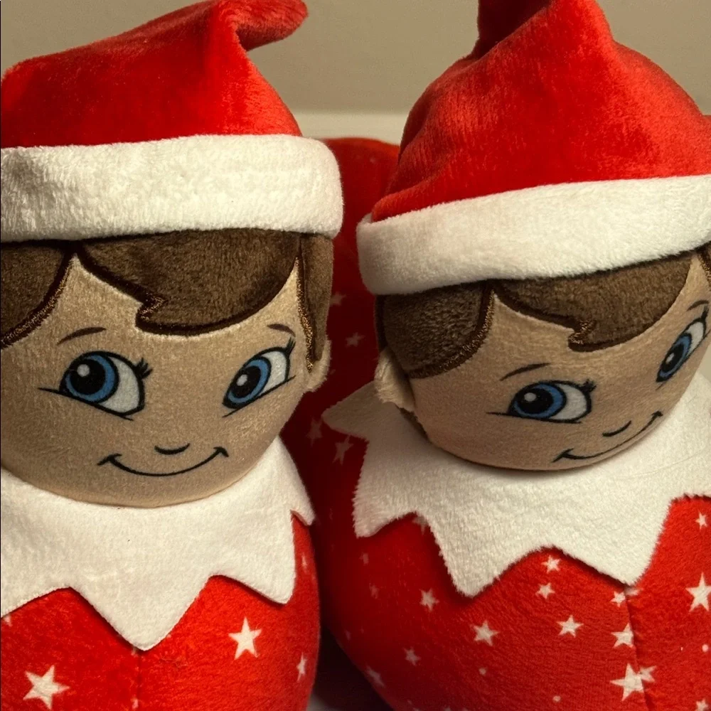 NEW Elf on the Shelf boys 13 1 slippers house girls red plush doll small NWT